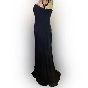 パーティードレス Caitlyn Strapless Embellished-Bodice Gown BCBGMAXAZRIA Caitlyn Strapless Embellished-Bodice Gown